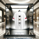 Back View of Spiderman Saving Gwen Cotton White Oversized Printed Tshirt