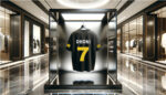 Back of IPL Mahendra Singh Dhoni CSK Printed on Black Oversized Cotton Tshirt