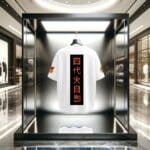 Back of Baby Naruto with Nine Tail Fox Printed on White Cotton Oversized Tshirt