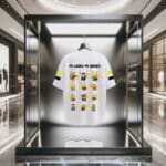 Back of Cute Pikachu Wearing Hoodie White Cotton Printed Oversized Tshirt