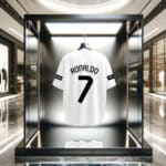 Back of Prime Cristiano Ronaldo(CR7) Mancherster United Oversized White Cotton Tshirt