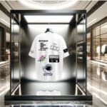 Back of Astro Gamer Boy Oversized Printed White Cotton Cool Tshirt for Gamers